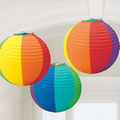 Rainbow Paper Lanterns